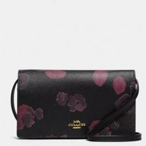 Coach Hayden Foldover crossbody clutch with halftone floral print